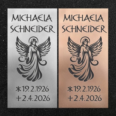 Schrifttafel vertikal "Engel"