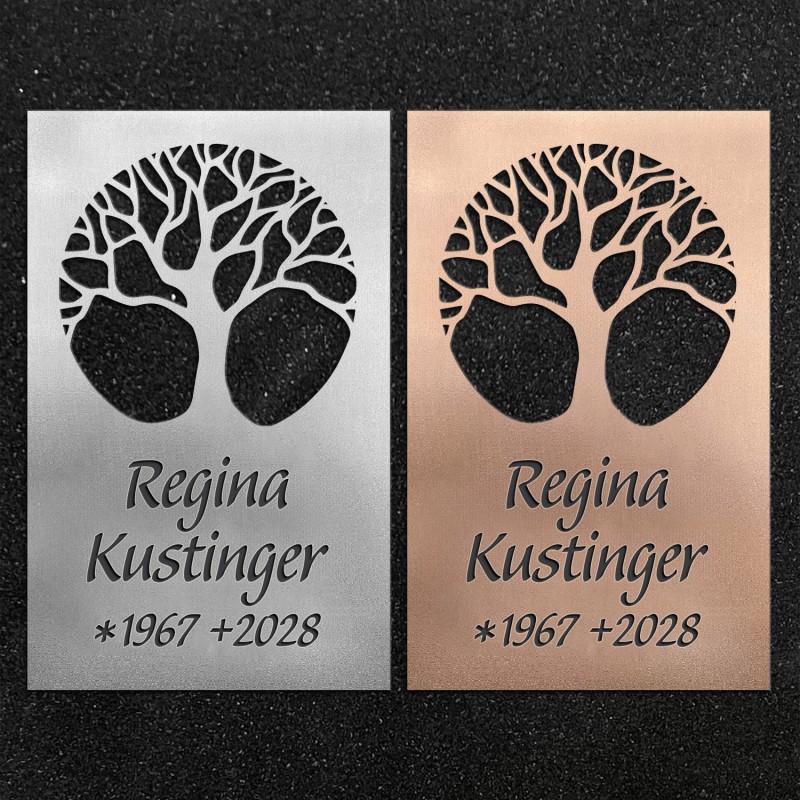 Design-Schrifttafel "Baumkreis"