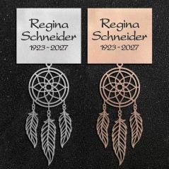 Design-Schrifttafel "Traumfänger"