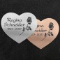 Design-Schrifttafel "Herz mit Rose"