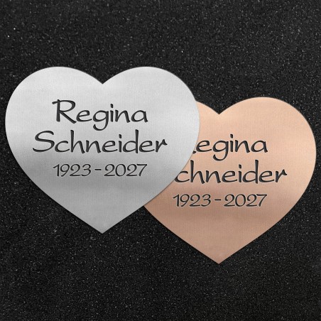 Design-Schrifttafel "Herz"