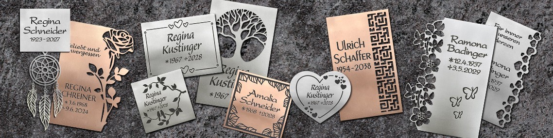 Design-Schrifttafeln