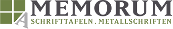 MEMORUM Urnenwand Beschriftung